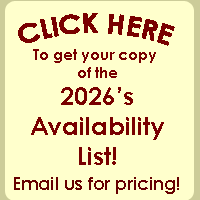 Availability List for this year!